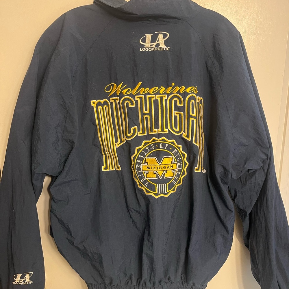 Logo Athletic Michigan Wolverines Jacket